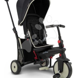 Tříkolka skládací a sklápěcí smarTfold 6v1 Black smarTrike 300 Plus Touchsteering kompaktní s EVA koly od 10 měsíců