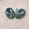 Dárková sada pro miminko Slipper Gift Set Sage Green Lapin Doudou et Compagnie bačkůrky a zajíček na mazlení zelená 15 cm v dárkovém balení od 0 měsíců - Image 2