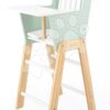 Dřevěná jídelní židle pro panenku Zen High Chair Janod s polštářkem pro 42 cm panenku - Image 2