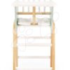 Dřevěná jídelní židle pro panenku Zen High Chair Janod s polštářkem pro 42 cm panenku - Image 3