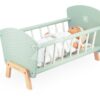 Dřevěná postýlka pro panenku Zen Doll's Bed Janod s polštářkem a peřinkou pro 42 cm panenku - Image 3