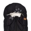 Fusak do kočárku Footmuff Beaba Black White Polar extra teplý nepromokavý černý od 6–24 měsíců - Image 3