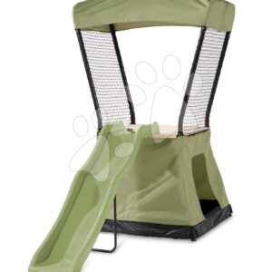 Hrací věž multifunkční se stanem a pískovištěm Ivy play tower Exit Toys s kovovou konstrukcí a skluzavkou