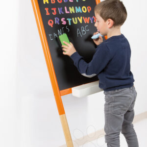 Janod dřevěná magnetická tabule s 30 doplňky 09615