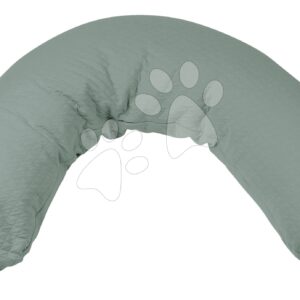 Kojící polštář Big Flopsy™ Beaba Fleur de Coton® Sage Green 170 cm prošívaný zelený