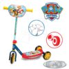 Koloběžka tříkolová Paw Patrol 3 Wheels Scooter Smoby protiskluzová s výškově nastavitelnými řídítky max. 67 cm - Image 3