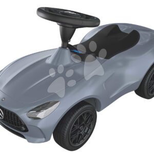 Odrážedlo auto Bobby AMG GT BIG se zvukem a realistickými detaily z dílny Mercedes šedé od 18 měsíců