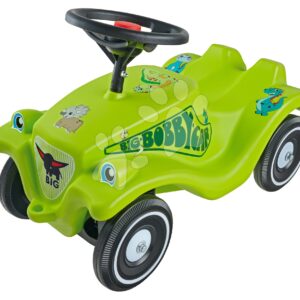 Odrážedlo auto Bobby Car Classic Dino BIG zelené s klaksonem a nálepkami dinosaurů od 12 měsíců