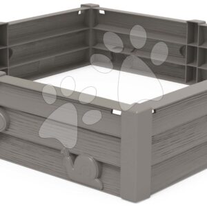 Pískoviště a zeleninová zahrádka ke všem domečkům Square Garden Sandpit Smoby s podložkou na 75 kg písku/60 l zeminy 76*76 cm od 24 měsíců