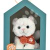 Plyšová kočička Welcome Home SPA Collection Histoire d’Ours v dárkovém balení bílá 16 cm od 0 měsíc - Image 2