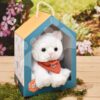 Plyšová kočička Welcome Home SPA Collection Histoire d’Ours v dárkovém balení bílá 16 cm od 0 měsíc - Image 3