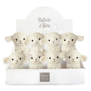 Plyšová ovečka Lamb Histoire d’ Ours bílá 15 cm od 0 měsíců