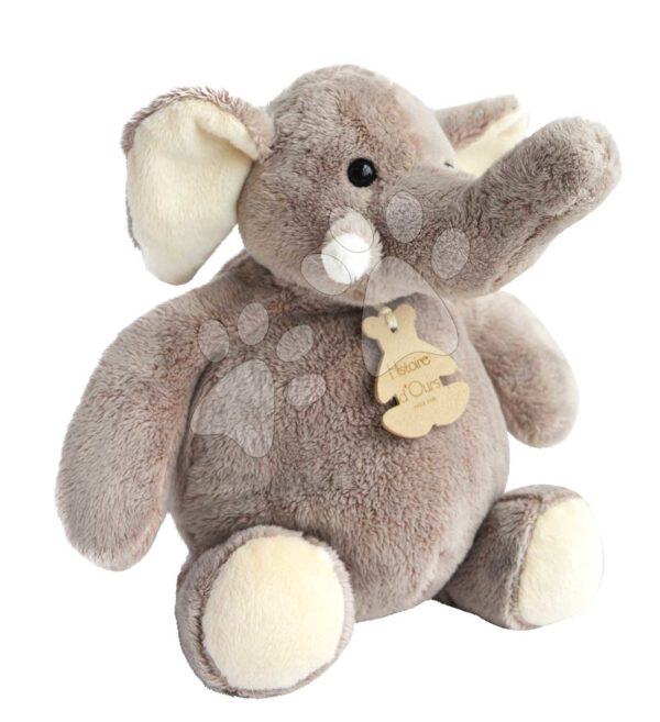 Plyšový slon Elephant Histoire d’ Ours šedý 23 cm v dárkovém balení od 0 měsíců