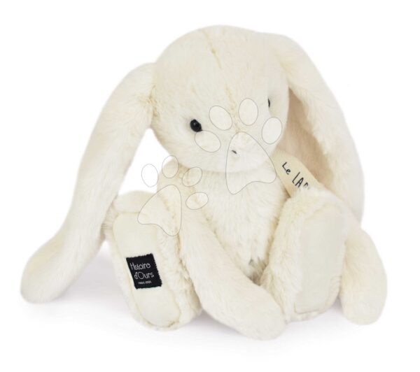 Plyšový zajíček The Bunny White Histoire d'Ours bílý 32 cm od 0 měsíců
