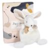 Plyšový zajíček na mazlení Happy Wild Doudou et Compagnie bílý 17 cm v dárkovém balení od 0 měsíců - Image 2