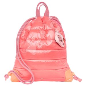 Školní vak na tělocvik a přezůvky City Bag Puffer Pink Jeune Premier ergonomický luxusní provedení 40*36 cm