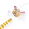 Švihadlo Zajíc Bunny Skipping Rope Janod s dřevěnými držadly a nastavitelnou délkou - Image 3