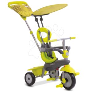 Tříkolka s taškou Vanilla Green SmarTrike s vysokou opěrkou a 3bodový bezpečnostní pás od 10 měsíců