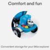Tříkolka s vodicí tyčí Lollipop Blue SmarTrike s tlumičem a volnoběhem modrá od 10 měsíců - Image 2
