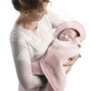 Zavinovačka Babynomade® Double Fleece Beaba Dusty Rose White dvouvrstvá extra teplá růžová od 0–6 měsíců - Image 3