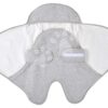 Zavinovačka Babynomade® Double Fleece Beaba Heather Grey White dvouvrstvá extra teplá šedá od 0–6 měsíců - Image 2