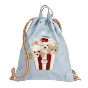 Školní vak na tělocvik a přezůvky City Bag Popcorn Jeune Premier ergonomický luxusní provedení 40*36 cm