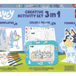 Kreativní kreslení s tabletem Creative Activity Set Educa Vytvoř a vybarvi si pejska s předlohami nálepkami a figurkami