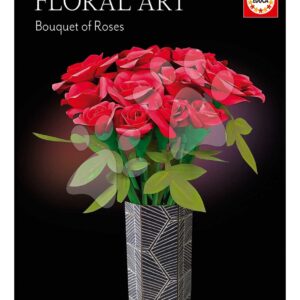 Kreativní tvoření Růže Floral Art Bouquet of Roses Educa poskládej si vlastní kytici od 8 let