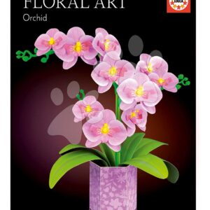 Kreativní tvoření orchidej Floral Art Orchid Educa poskládej si vlastní květinu od 8 let