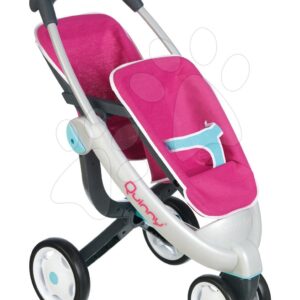 Smoby kočárek pro dvě panenky Maxi Cosi & Quinny Twin oboustranný 551592 růžovo-modrý