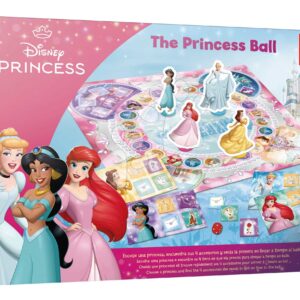 Společenská hra Bál s princeznami The Princess Ball Educa ve španělštině francouzštině angličtině a portugalštině od 4 let