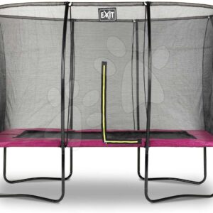 Trampolína s ochrannou sítí Silhouette trampoline Pink Exit Toys 214*305 cm růžová