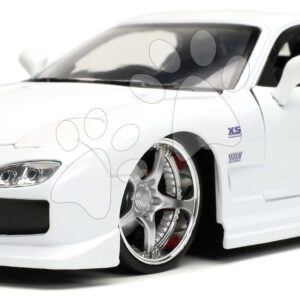 Autíčko Mazda RX-7 Fast & Furious Jada kovové s otevíratelnými částmi délka 20 cm 1:24