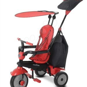 Dětská tříkolka smarTrike Glow Touch Steering 4v1 Black & Red 6401500 červeno černá