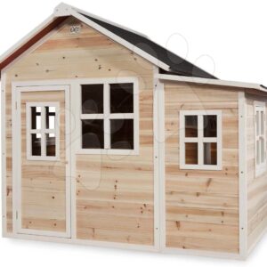 Domeček cedrový Loft 150 Natural Exit Toys velký s voděodolnou střechou přírodní