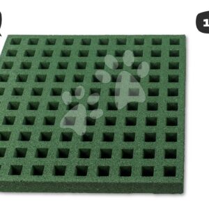 Dopadová deska pro hřiště ve tvaru čtverce 54*54 cm Square Freezone Safety 3 Tiles Exit Toys sada 3 kusů zatravňovací protiskluzové