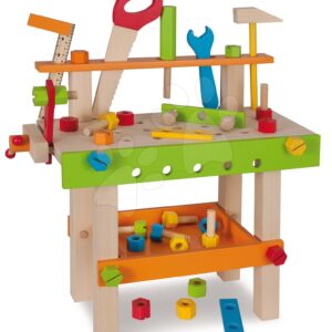 Dřevěná pracovní dílna Work Bench Eichhorn s nářadím 49 dílů