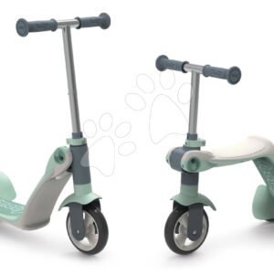 Koloběžka&odrážedlo Reversible Switch 2v1 Scooter Smoby tříkolová s tichým chodem a výška rukojeti 53/63 cm nosnost 20 kg od 18 měsíců