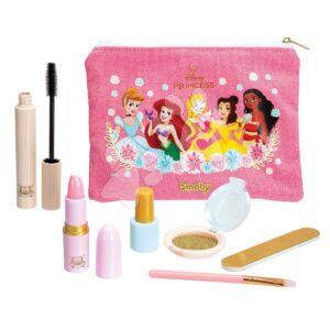 Kosmetická taštička s kosmetikou Princezny Disney Make Up Set Smoby s řasenkou rtěnkou oční stín se štětcem a pilník