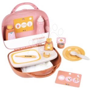 Kufřík s přebalovacími potřebami Vanity Soft Baby Nurse Smoby pro panenku s 12 doplňky