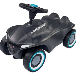 Odrážedlo Bobby Car Neo Anthrazit BIG zvukové s 3vrstvými gumový koly a měnitelnými ráfky tyrkysové a růžové od 12 měsíců