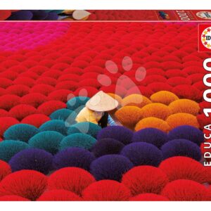 Puzzle Incense Village Vietnam Educa 1000 dílků a Fix lepidlo