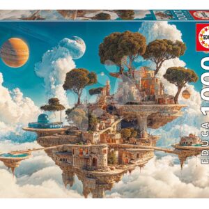 Puzzle Kingdom of Clouds Educa 1000 dílků a Fix lepidlo