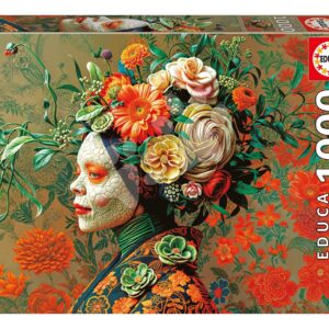 Puzzle Lizard Queen Educa 1000 dílků a Fix lepidlo