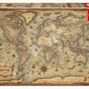 Puzzle Map of the World Educa 3000 dílků