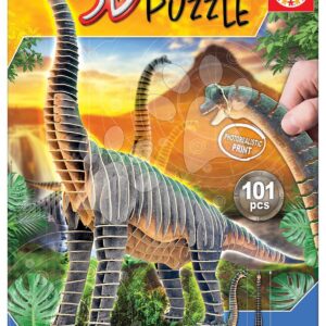 Puzzle dinosaurus Brachiosaurus 3D Creature Educa délka 50 cm 101 dílků