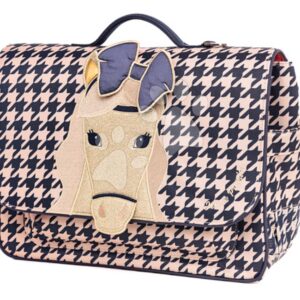 Školní aktovka It Bag Midi Houndstooth Horse Jeune Premier ergonomická luxusní provedení 30*38 cm