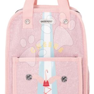 Školní taška batoh Backpack Amsterdam Medium Flamingo Jack Piers ergonomická luxusní provedení od 6 let 36*13*29 cm
