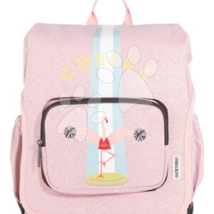 Školní taška batoh Backpack Berlin Flamingo Jack Piers ergonomická luxusní provedení od 6 let 36*13*29 cm