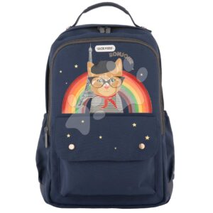 Školní taška batoh Backpack New York Paris Cat Jack Piers ergonomická luxusní provedení od 6 let 36*13*29 cm